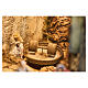 Borgo modulare  80x70 cm presepe napoletano 12 cm con movimento mod. D s8