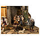 Borgo modulare  80x70 cm presepe napoletano 12 cm con movimento mod. D s9
