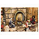 Borgo modulare completo presepe napoletano 12 cm con movimento 125x320x70 cm s12
