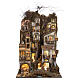 Borgo modulare completo presepe napoletano 12 cm con movimento 125x320x70 cm s19