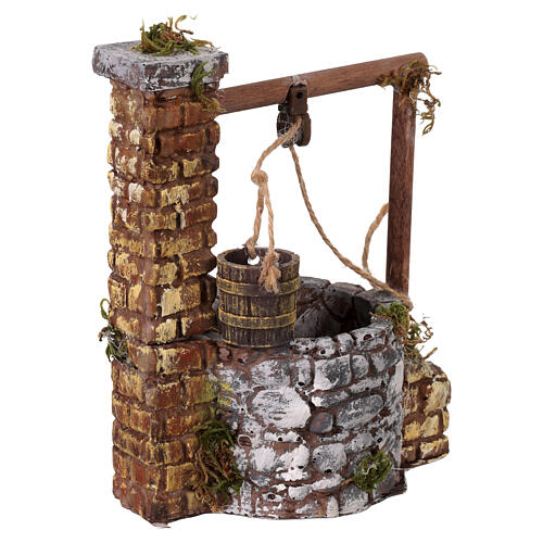 Well for 10-12 cm Neapolitan Nativity Scene, 12x7x15 cm 3