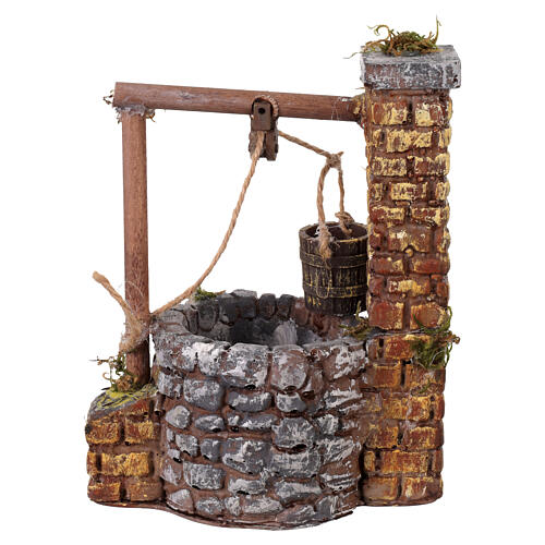 Puits 12x7x15 cm pour crèche napolitaine 10-12 cm 4