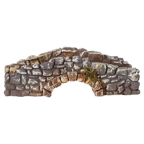 Puente 15x5x5 cm de resina para belén Nápoles 6-8 cm 3