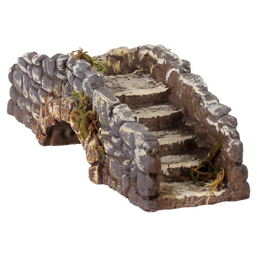 Puente 15x5x5 cm de resina para belén Nápoles 6-8 cm 4