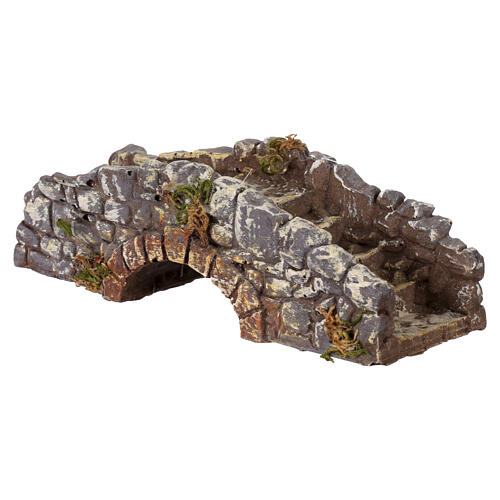 Ponte 15x5x5 cm in resina per presepe Napoli 6-8 cm 1