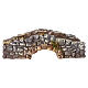 Ponte 15x5x5 cm in resina per presepe Napoli 6-8 cm s3