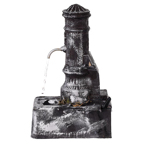 Resin fountain, 10x5x16 cm, for 14-16 cm Neapolitan Nativity Scene 4