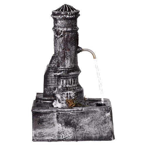 Resin fountain, 10x5x16 cm, for 14-16 cm Neapolitan Nativity Scene 5