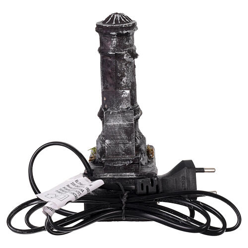 Resin fountain, 10x5x16 cm, for 14-16 cm Neapolitan Nativity Scene 6