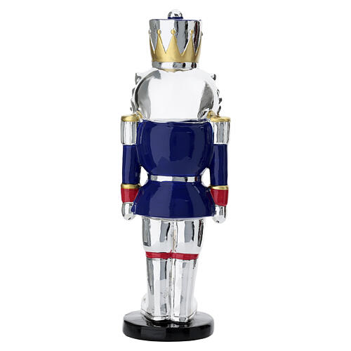 Nutcracker soldier by Bagutta, blue and red, 10 in 4
