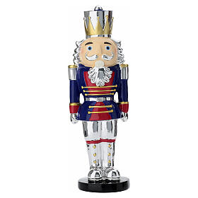 Soldat Casse-Noisette H25 cm bleu et rouge Bagutta