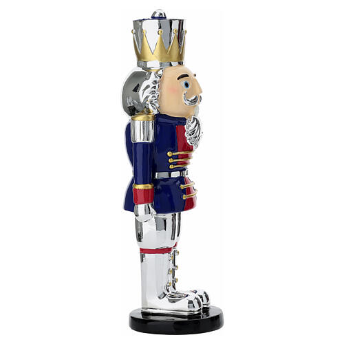 Blue and Red Toy Nutcracker Soldier 25H cm by Bagutta 3