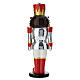 Red and White Nutcracker Statue, 25 cm by Bagutta s4