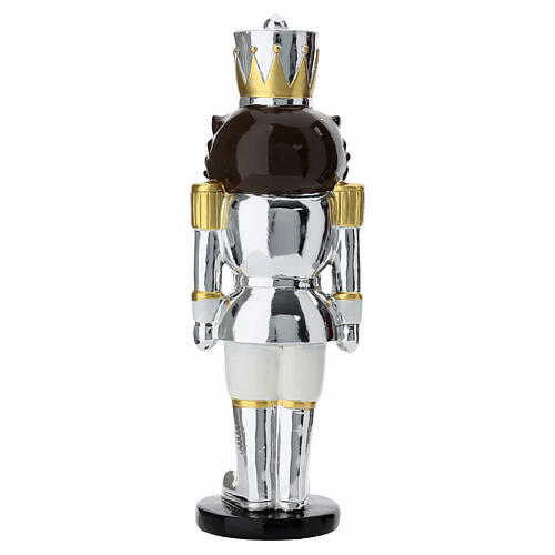 King Nutcracker Statue in Silver and Gold, 25cm H Bagutta 4