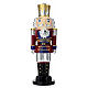 Burgundy and blue 12-inch Bagutta Nutcracker soldier s1