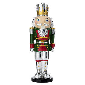 Nussknackerfigur – Farbgebung rot-grün, 30 cm, Bagutta