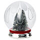 Christmas Snow Globe with Holy Family and Lights 20 cm by Bagutta s5