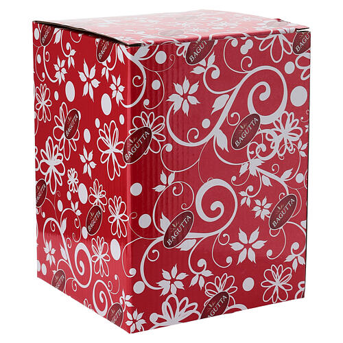 Esfera com pétalas douradas e Natividade 20 cm Bagutta 6