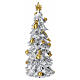 Carillon albero natale oro e argento 30cm Bagutta s3