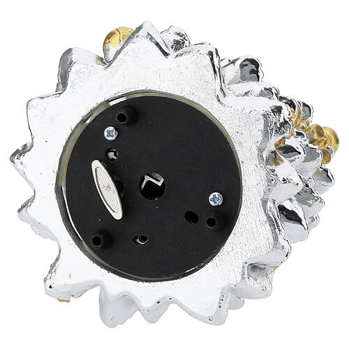 Christmas tree music box gold and silver 30cm Bagutta 5