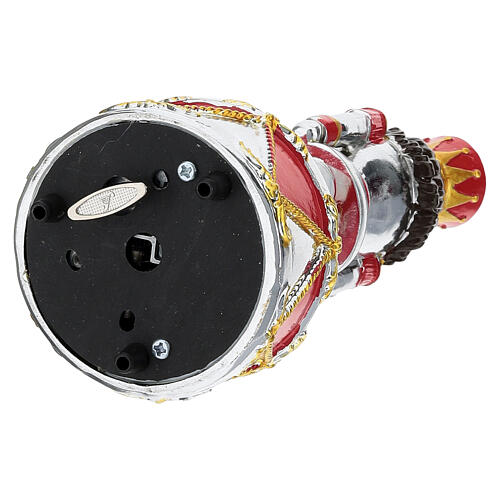 White and Red Nutcracker Toy Soldier Music Box, 20 cm Bagutta 5