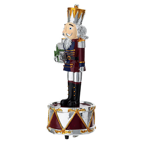 Soldatino schiaccianoci carillon bordeaux 20cm Bagutta 2