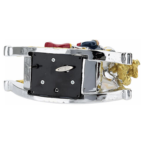 Carillon schiaccianoci cavallo a dondolo 25cm Bagutta 4