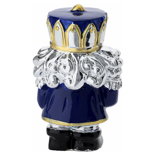 Nutcracker figurine with silver wreath, 7cm Bagutta 3