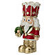 5-inch red nutcracker soldier with wreath by Bagutta s3