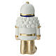 Nutcracker soldier in white, gold, and navy blue resin by Bagutta,  in s3