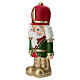Traditional nutcracker soldier in red, green, and gold resin by Bagutta, 6 in s2