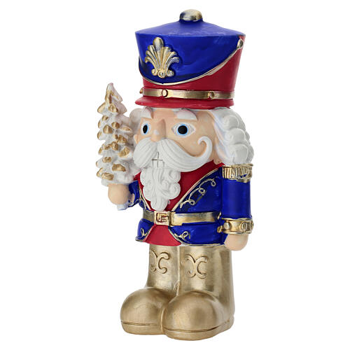 Royal Soldier Resin Blue, Red and Gold with Tree, 15cm Bagutta 3