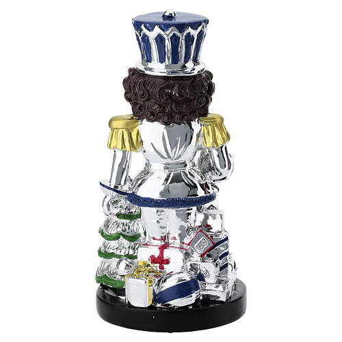 Carillón navideño Cascanueces plata 20cm Bagutta 4