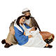 Terracotta Holy Family Nativity 10 cm Neapolitan Nativity s1
