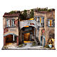 Nativity Scene Village 18th Century Style with Fountain 45x60x35 cm Neapolitan Set 10 cm s1