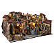Antique village complete with figurines and accessories 40x85x55 cm, Neapolitan nativity scene 6-10 cm s5
