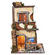 18th Century Style Lighted Pizza Oven House 35x25x25 cm Neapolitan Nativity Scene 10 cm s4