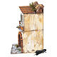 18th Century Style Lighted Pizza Oven House 35x25x25 cm Neapolitan Nativity Scene 10 cm s5