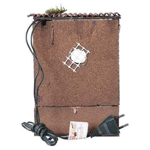 Bottega del barbiere 20x15x15 cm presepe napoletano 10 cm 5