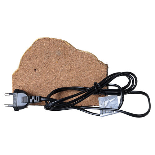 Schweine an der Tränke – Krippenszene im neapolitanischen Stil, mit Bewegungsfunktion, für 10 cm Krippe, 15 × 15 × 15 cm 4