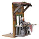 Moving scene: woman hanging laundry, 20x10x15 cm, for 12 cm Neapolitan Nativity Scene s3