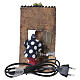 Lady exiting her house: animated figurine for 10 cm Neapolitan Nativity Scene, 20x10x15 cm s4