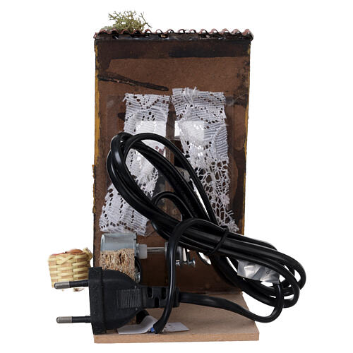 Kobieta z koszem, 15x10x15 cm, do neapolitańskiej szopki 10cm 5