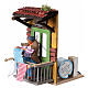 Woman hanging laundry with motion, 15x10x15 cm, for 10 cm Neapolitan Nativity Scene s2