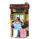 Signora stende i panni movimento 15x10x15 cm presepe napoletano 10 cm s1