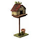 Birdhouse for 10-12 cm Neapolitan Nativity Scene, 10x5x3 cm s3
