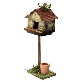 Casa para pajaritos 10x5x3 cm belén napolitano 10-12 cm