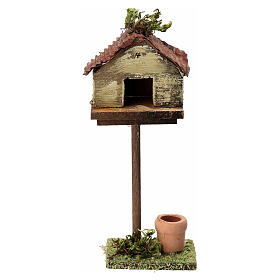 Casa per uccellini 10x5x3 cm presepe napoletano 10-12 cm 