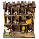 Pollaio con uova 10x10x5 cm presepe napoletano 10-12 cm s1
