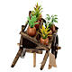 Cart with plants for 12 cm Neapolitan Nativity Scene, 5x5x10 cm s3